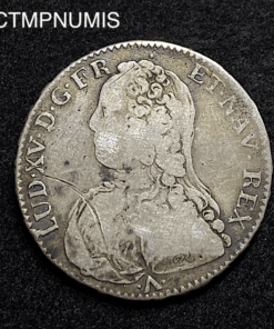 ,MONNAIE,1/2,ECU,ARGENT,LOUIS,XV,1730,N,MONTPELLIER,