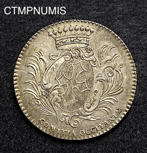 ,JETON,LANGUEDOC,LOUIS,XV,1758,