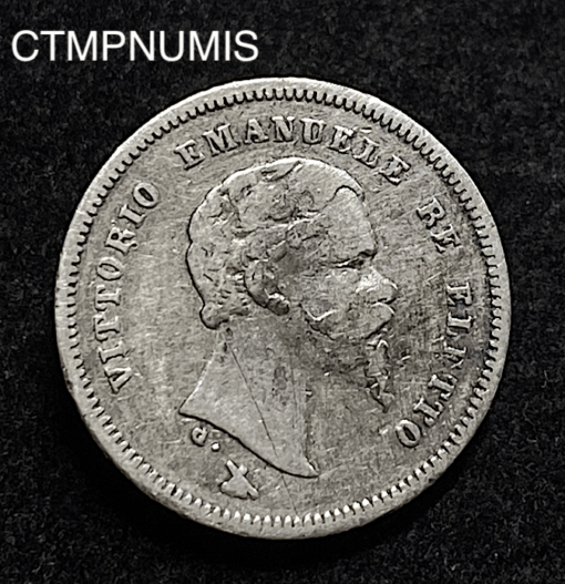 ,MONNAIE,ITALIE,50,CENTESIMI,1860,FIRENZE,
