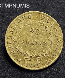 ,MONNAIE,20,FRANCS,OR,NAPOLEON,AN,13,