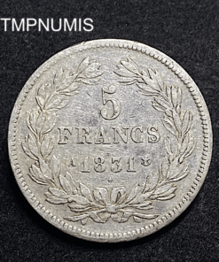 ,MONNAIE,5,FRANCS,LOUIS,PHILIPPE,1831,