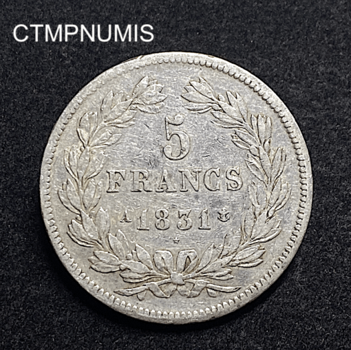 ,MONNAIE,5,FRANCS,LOUIS,PHILIPPE,1831,
