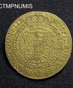 ,MONNAIE,COLOMBIE,8,ESCUDOS,OR,FERDINAND,1811,