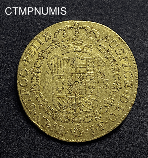 ,MONNAIE,COLOMBIE,8,ESCUDOS,OR,FERDINAND,1811,