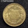 ,MONNAIE,SUISSE,20,FRANCS,OR,1890,BERNE,
