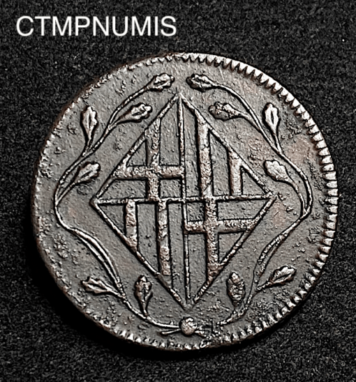 ,MONNAIE,CATALOGNE,ESPAGNE,4,CUARTOS,1813,