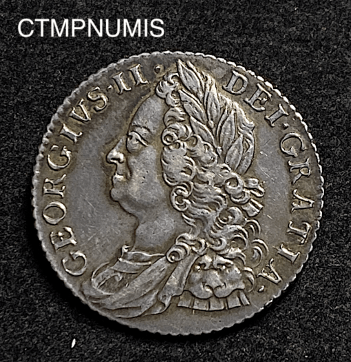 ,MONNAIE,ROYAUME,UNI,SHILLING,GEORGES,1758,