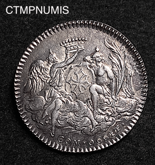 ,JETON,LANGUEDOC,LOUIS,XV,1754,GENIE,