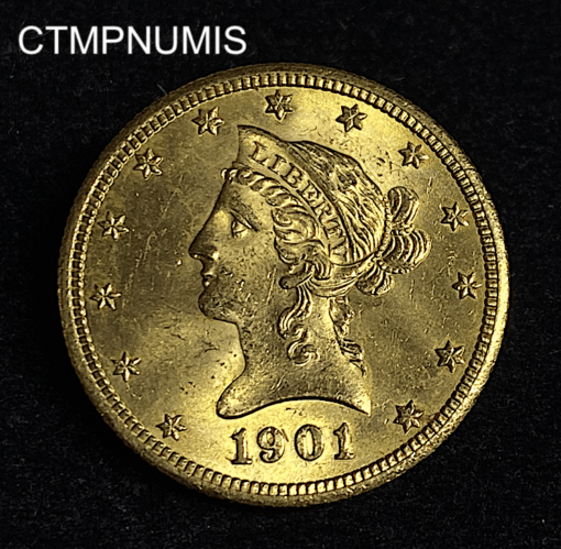 ,MONNAIE,ETATS,UNIS,10,DOLLAR,OR,1901,