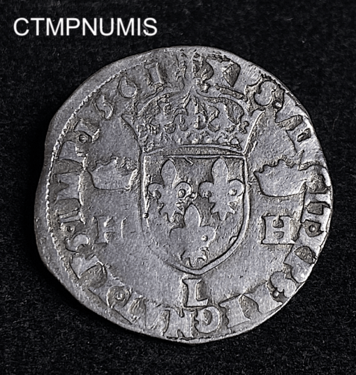 MONNAIE,TESTON,HENRI,II,1561,L,BAYONNE,
