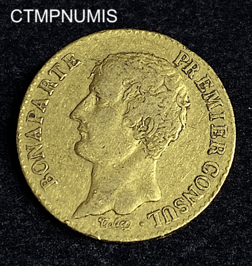 ,MONNAIE,CONSULAT,20,FRANCS,OR,BONAPARTE,AN,12,