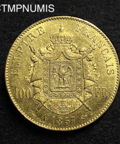 ,MONNAIE,100,FRANCS,OR,NAPOLEON,1857,