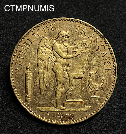 ,MONNAIE,100,FRANCS,OR,GENIE,1902,