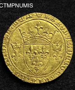 ,MONNAIE,ECU,NEUF,OR,CHARLES,VII,MONTPELLIER,