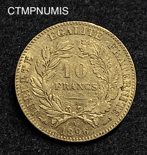 ,MONNAIE,10,FRANCS,OR,CERES,1896,