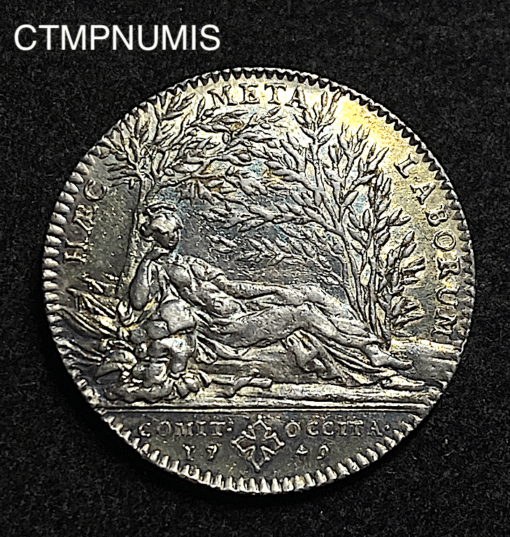 ,JETON,LANGUEDOC,LOUIS,XV,1749,PROVINCE,