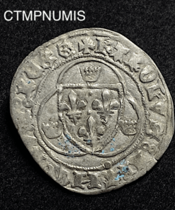 ,MONNAIE,ROYALE,BLANC,ARGENT,CHARLES,VII,LIMOGES,