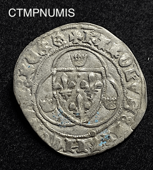 ,MONNAIE,ROYALE,BLANC,ARGENT,CHARLES,VII,LIMOGES,