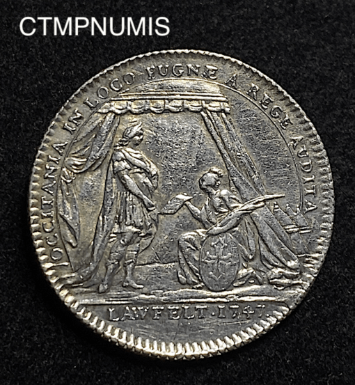 ,JETON,LANGUEDOC,LOUIS,XV,1747,1748,LAWFELD,