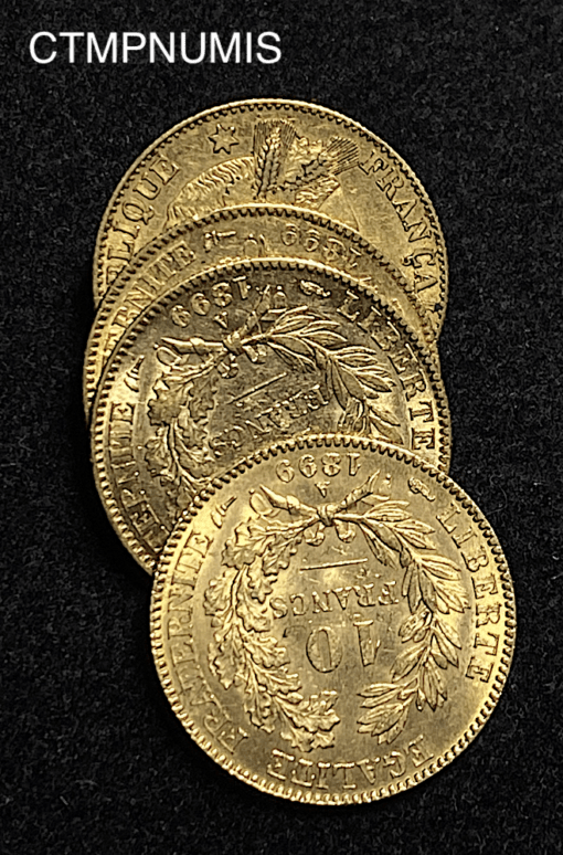 ,MONNAIE,10,FRANCS,OR,CERES,1899,