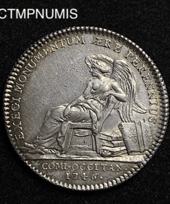 ,JETON,LANGUEDOC,LOUIS,XV,HISTOIRE,1746,
