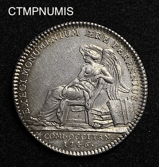 ,JETON,LANGUEDOC,LOUIS,XV,HISTOIRE,1746,