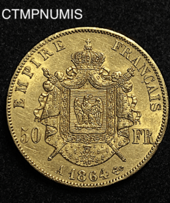 ,MONNAIE,50,FRANCS,OR,NAPOLEON,1864,