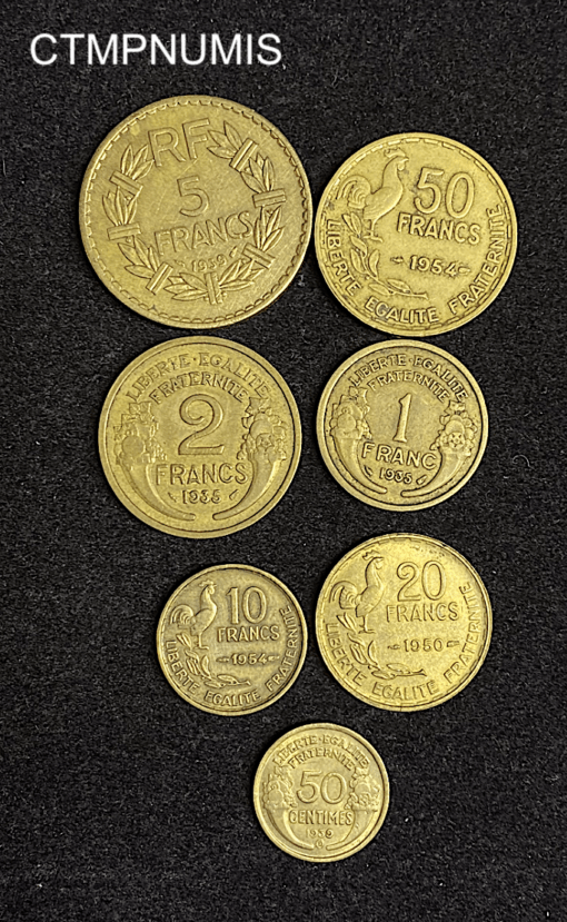,MONNAIES,FRANCAISE,LOT,