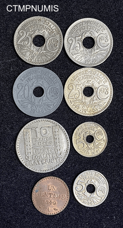 ,MONNAIE,FRANCAISE,LOT,