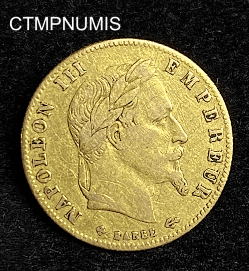 ,MONNAIE,5,FRANCS,OR,NAPOLEON,1865,BB,STRASBOURG,