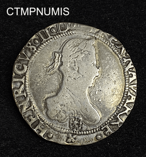 ,MONNAIE,FRANC,HENRI,II,BEARN,III,NAVARRE,1583,