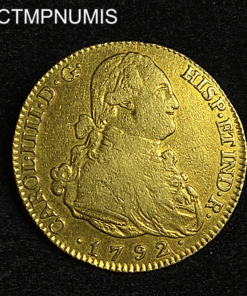 ,MONNAIE,ESPAGNE,4,ESCUDOS,OR,MADRID,