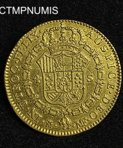 ,MONNAIE,ESPAGNE,4,ESCUDOS,OR,MADRID,
