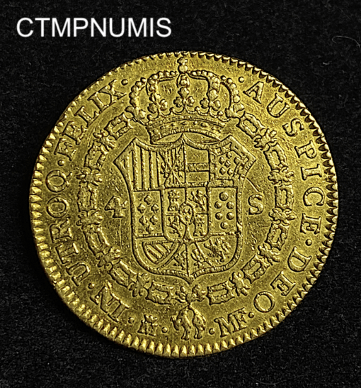 ,MONNAIE,ESPAGNE,4,ESCUDOS,OR,MADRID,