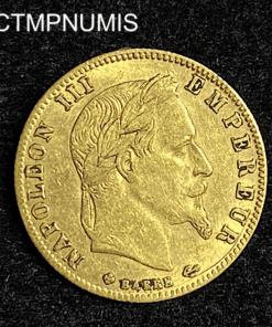 ,MONNAIE,5,FRANCS,OR,NAPOLEON,1868,BB,STRASBOURG,