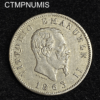,MONNAIE,ITALIE,1,LIRE,ARGENT,1863,M,MILAN,