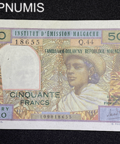 ,BILLET,50,FRANCS,MADAGASCAR,SPL,