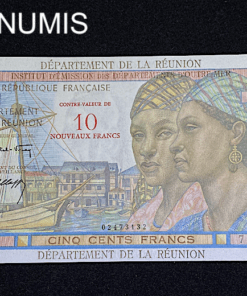 ,BILLET,LA,REUNION,10,NF,SUR 500,FRANCS,1973,