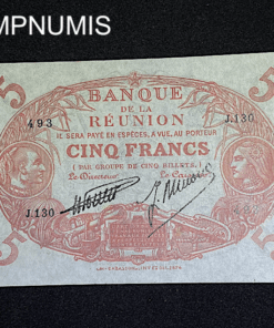 ,BILLET,BANQUE,REUNION,1938,5,FRANCS,