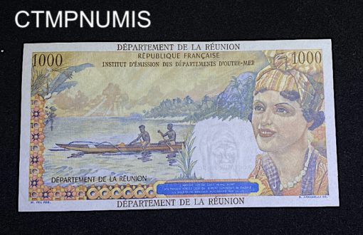 ,BILLET,LA,REUNION,10,NF,SUR,1000,FRANCS,