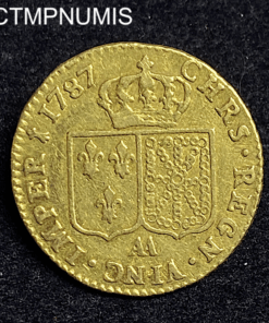 ,MONNAIE,LOUIS,OR,LOUIS,XVI,1787,AA,METZ,