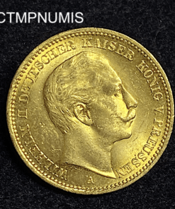 ,MONNAIE,PRUSSE,20,MARK,OR,1901,