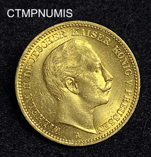 ,MONNAIE,PRUSSE,20,MARK,OR,1901,