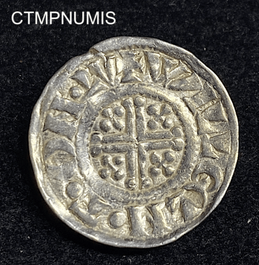 ,MONNAIE,ANGLETERRE,PENNY,ARGENT,LONDRES,WILLEM,