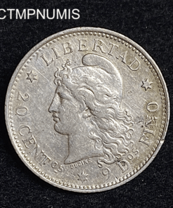 ,MONNAIE,ARGENTINE,20,CENTAVOS,ARGENT,1882,