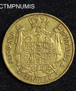 ,MONNAIE,ITALIE,40,LIRE,NAPOLEON,1812,MILAN,