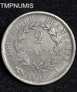 ,MONNAIE,2,FRANCS,NAPOLEON,I°,1808,I,LIMOGES,