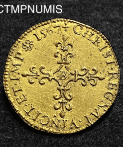 ,MONNAIE,ROYALE,1/2,DEMI,ECU,OR,1567,B,ROUEN,