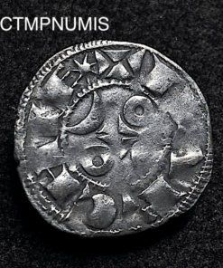 ,MONNAIE,DENIER,LA,MARCHE,ARGENT,HUGUES,