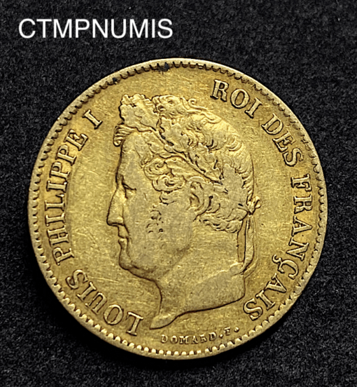 ,MONNAIE,40,FRANCS,OR,LOUIS,PHILIPPE,1836,